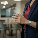 Gouden alliance ring met briljant