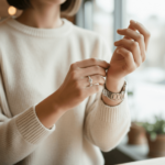 Wit gouden ring met diamanten 0.30 ct.