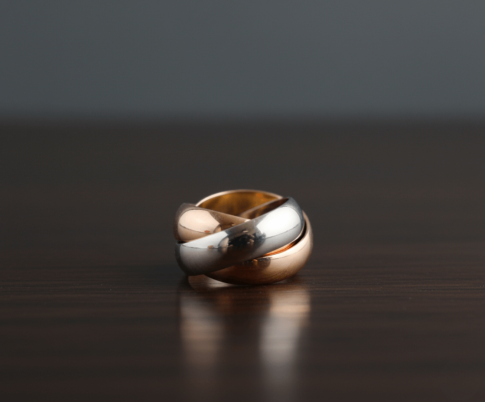 Christian tricolor ring Christian tricolor ring