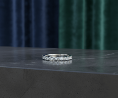 Christian wit gouden diamanten ring Christian wit gouden diamanten ring