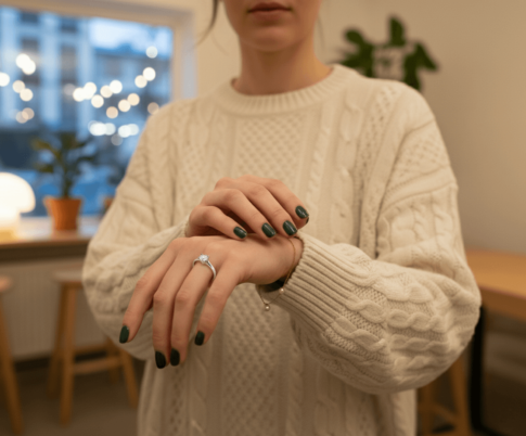 14 karaat ring met diamant