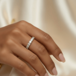 Wit gouden memoire ring met briljanten