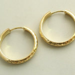 Gouden oorbellen occasion