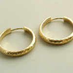 Gouden oorbellen occasion