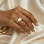 Geel gouden diamanten Atelier Christian ring