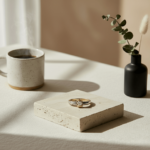 Bicolor Christian gouden ring met briljant