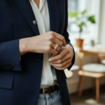 Geel gouden ring met diamanten 0.91 ct.