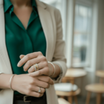 18 karaat gouden ring met briljanten