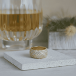 14 karaat geel gouden ring met zirkonia