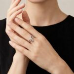 Bicolor gouden ring met diamanten