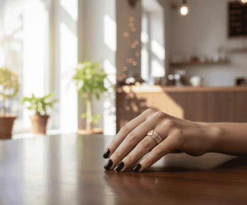 14 karaat gouden ring