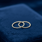 Geel gouden aanschuifringen