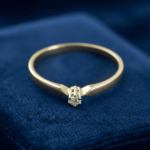 Gouden ring met diamant