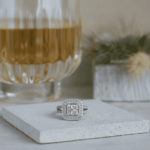 Wit goud zirkonia ring