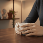 Rosé gouden bolletjes ring