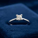 Christian wit gouden ring met zirkonia