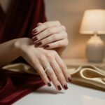 Zespoots gouden ring met zirkonia