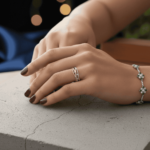 Bicolor Christian gouden ring met diamant