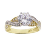 Christian ring met zirkonia