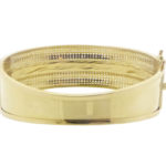 Christian 14 karaat geel gouden armband met zirkonia