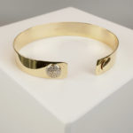 Gouden armband met zirkonia