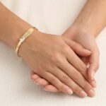 Geel gouden kinderarmband