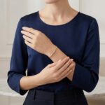 Geel goud zirkonia armband