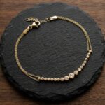 Geel goud zirkonia armband