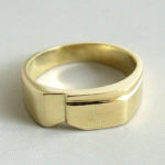 Gouden fantasie ring