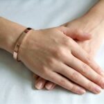 Rood gouden slavenarmband