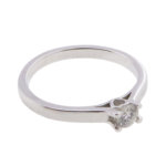 Harten ring met diamant
