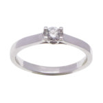 Harten ring met diamant