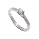 Harten ring met diamant