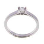 Harten ring met diamant