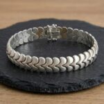 Christian wit gouden schakelarmband