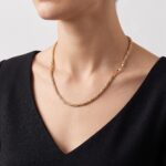 14 karaat gouden koningsketting