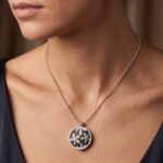 Zilveren collier en hanger met zirkonia