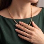 14 karaat gouden koningsketting