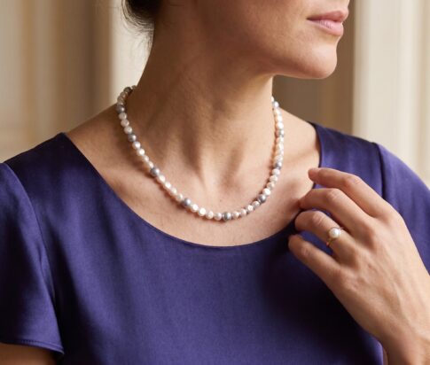 Zoetwaterparel collier