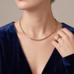 Christian bicolor fantasie collier