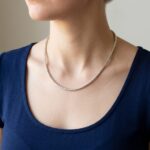 Christian 14 karaat wit gouden collier