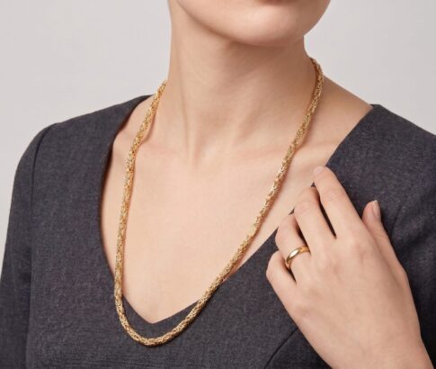 Christian gouden Christian koningsketting