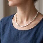 Zoetwaterparel collier