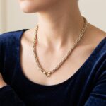 14 karaat bicolor collier
