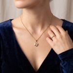 14 karaat gouden collier met hanger