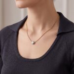 Gouden collier met hanger