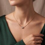 Gouden collier met hanger