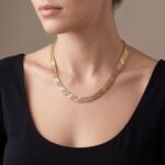 Bicolor goud collier