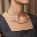 Bicolor gouden collier