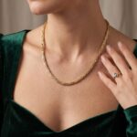 14 karaat geel gouden koningscollier